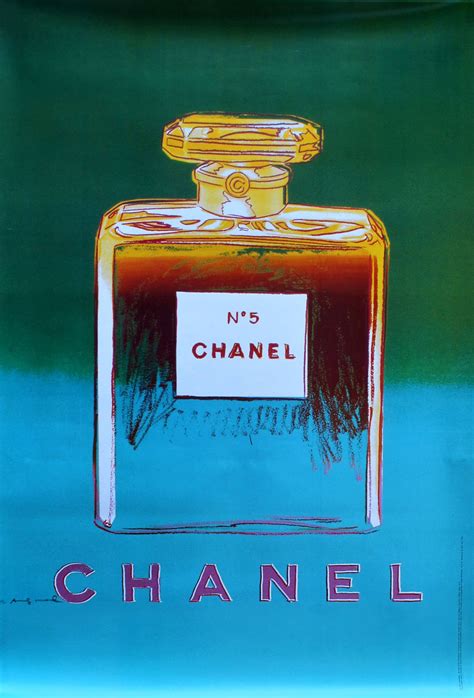 chanel no 5 perfume poster|andy warhol poster chanel.